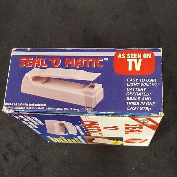 SEAL 'O MATIC PORTABLE BAG SEALER IN ORIGINAL BOX. - Picture 4 of 10